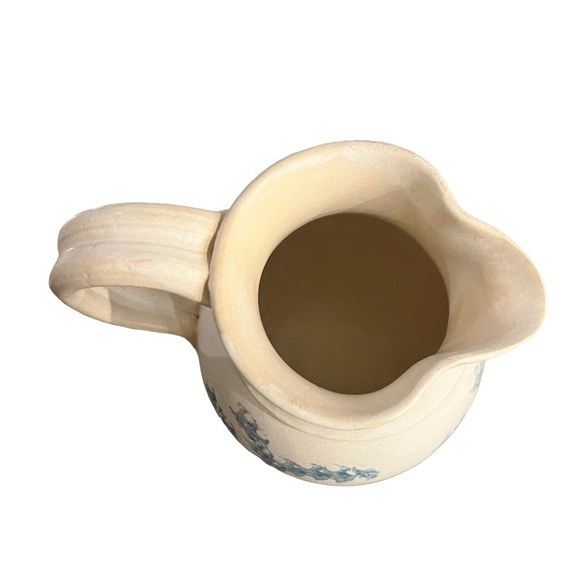 Vintage Elizabeth Roman Vermont Pottery Spongeware Pitcher - Picture 9 of 11